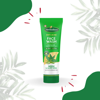 Anti-Acne Neem & Aloe vera Face wash 100ML (Free Kunkumadi Face wash 20ML)