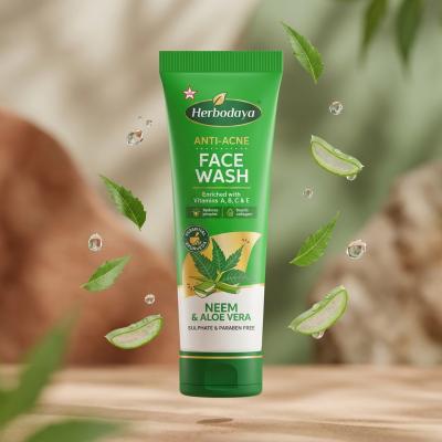 Anti-Acne Neem & Aloevera Face wash 100ml (Free Brightening Kunkumadi Face Wash 20ml)