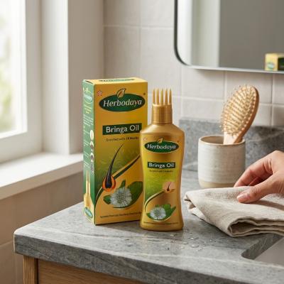 Bringa Hair Oil - Enriched with 14 Herbs